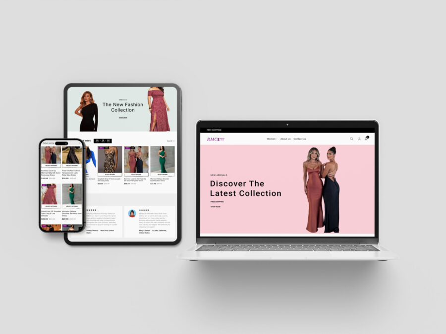 rmc dress hub web design