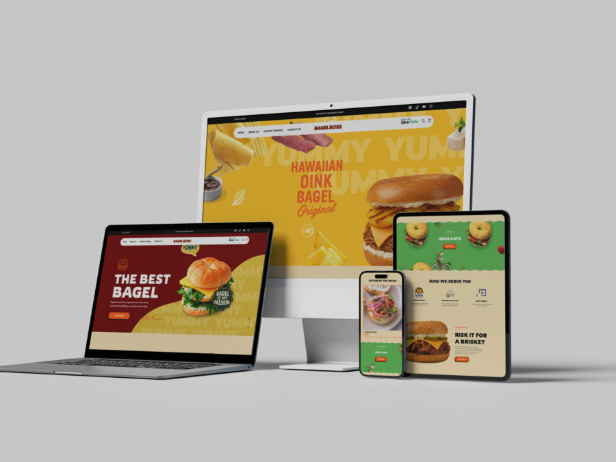 bagel boss responsive web site