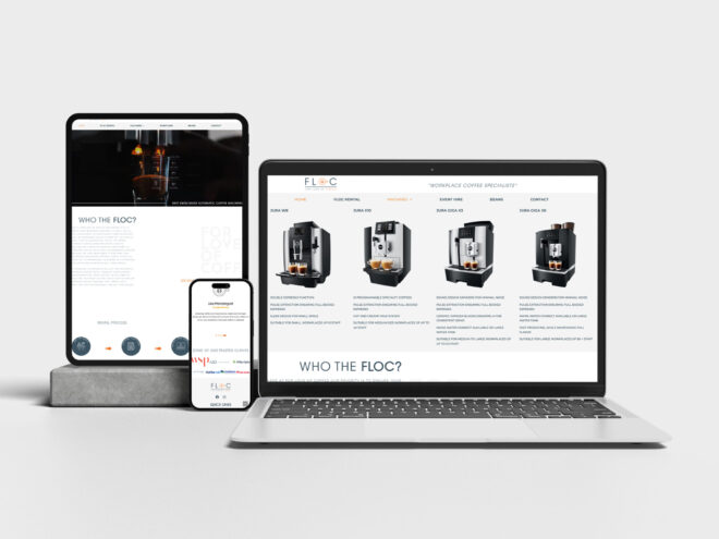 for the love of coffee responsive web site design